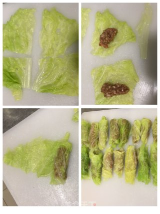 白菜猪肉卷的做法步骤：3