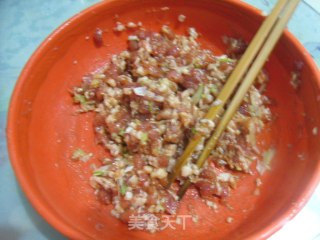 莲藕猪肉馄饨的做法步骤：4