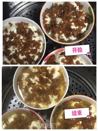 蒸豆腐脑儿的做法步骤：4