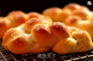 砂糖麻花面包的做法步骤：15