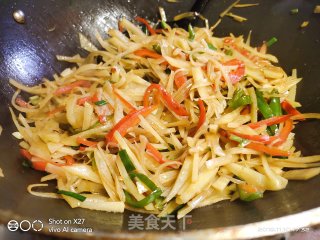 青红椒土豆丝的做法步骤：6