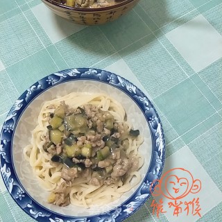 肉末茄丁卤面的做法步骤：13