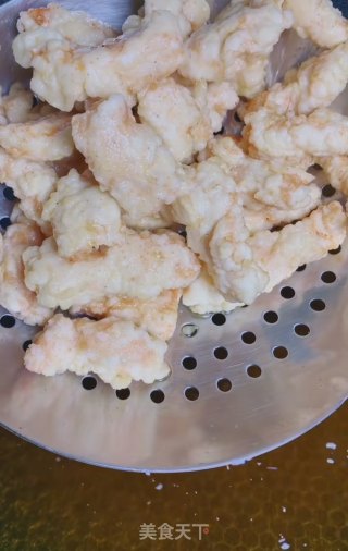 糖醋里脊（鸡肉版）的做法步骤：7