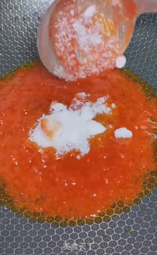 糖醋里脊（鸡肉版）的做法步骤：9