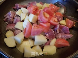 番茄土豆炖牛肉的做法步骤：8