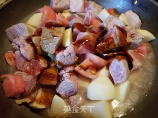 番茄土豆炖牛肉的做法步骤：9
