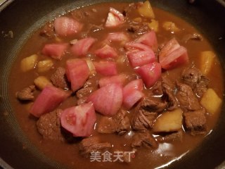 番茄土豆炖牛肉的做法步骤：10