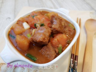 番茄土豆炖牛肉的做法步骤：12