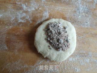 发面豆沙红糖饼的做法步骤：12