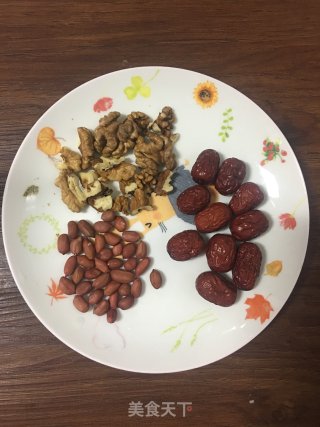 大米核桃粥的做法步骤：3