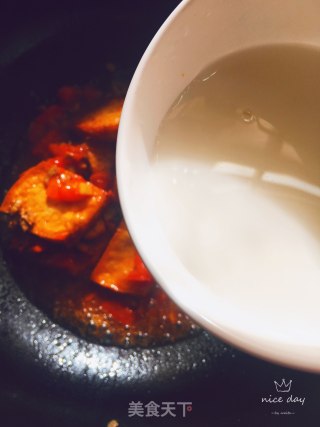 番茄肉末豆腐的做法步骤：8