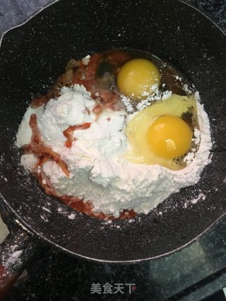 泡菜煎饼的做法步骤：3