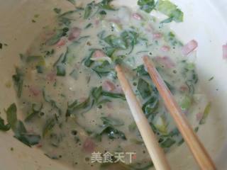 芹菜鸡蛋饼的做法步骤：6