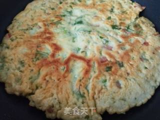 芹菜鸡蛋饼的做法步骤：8