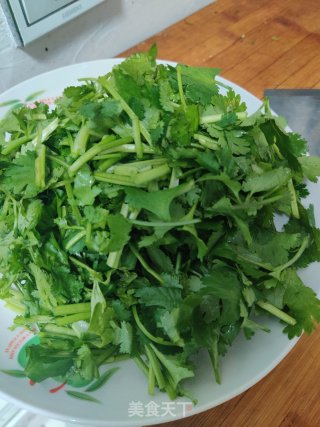 芫爆鸡丝的做法步骤：3