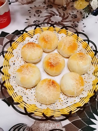 蛋黄酥（饼）的做法步骤：25