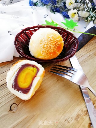 蛋黄酥（饼）的做法步骤：28