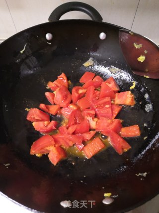 西红柿炒鸡蛋的做法步骤：6