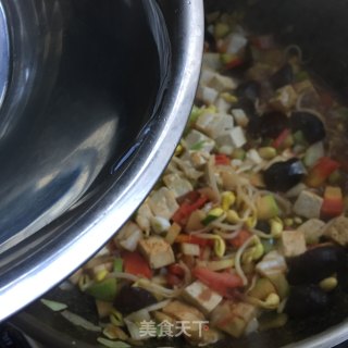 豆腐时蔬烩麻食的做法步骤：7