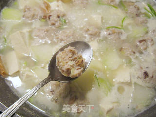 肉丸豆腐汤的做法步骤：6