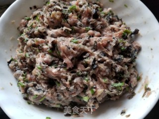 梅菜木耳煎肉饼的做法步骤：6