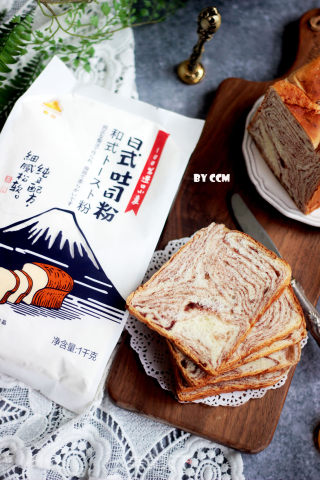 大理石豆沙吐司的做法步骤：20