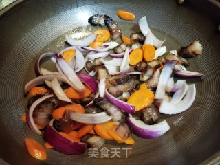 腊肉炒洋姜的做法步骤：10