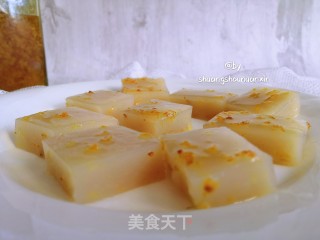 藕粉桂花糖糕的做法步骤：12