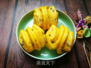 南瓜花卷的做法步骤：25