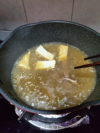 豆腐肉片汤米粉的做法步骤：6
