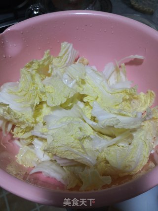 ＃暖身美食＃白菜午餐肉炖豆腐的做法步骤：4