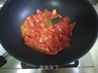 番茄紫菜豆腐汤的做法步骤：3