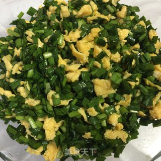 韭菜鸡蛋馅饼的做法步骤：10