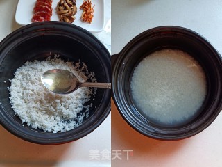 排骨腊肠煲仔饭的做法步骤：4