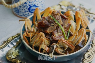 酱排蒸闸蟹的做法步骤：7