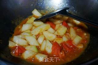 番茄炒冬瓜的做法步骤：6