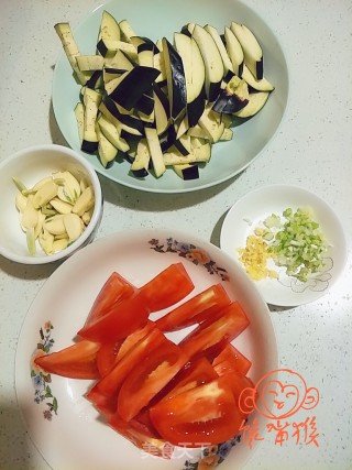 蒜烧双茄的做法步骤：2