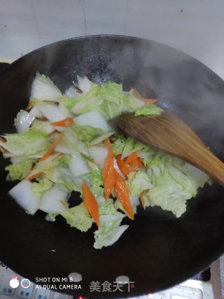醋溜白菜木耳的做法步骤：6