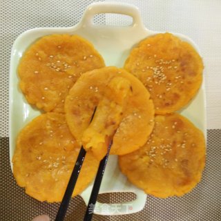 地瓜糯米饼的做法步骤：14