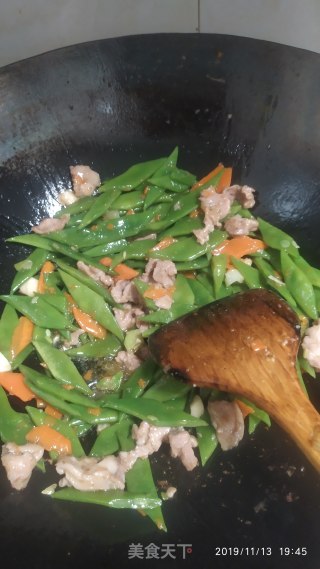 猪肉炒扁豆的做法步骤：8