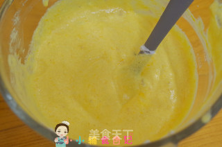 8寸/2个6寸蛋糕南瓜牛奶蒸蛋糕的做法步骤：10