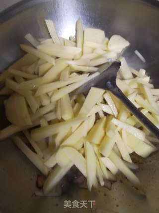 土豆打卤面的做法步骤：13