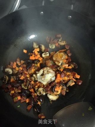 简易版八宝炒饭的做法步骤：9