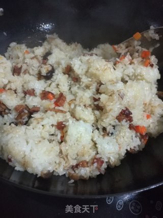 简易版八宝炒饭的做法步骤：11