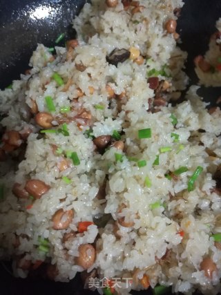 简易版八宝炒饭的做法步骤：13