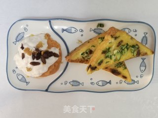 青瓜鸡蛋吐司+酸奶红薯泥的做法步骤：6