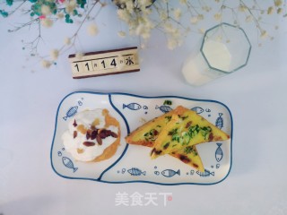 青瓜鸡蛋吐司+酸奶红薯泥的做法步骤：8
