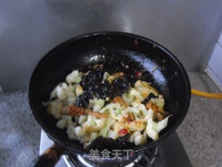 干锅菜花的做法步骤：9