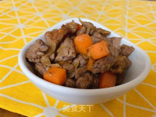 面包牛肉粒的做法步骤：8