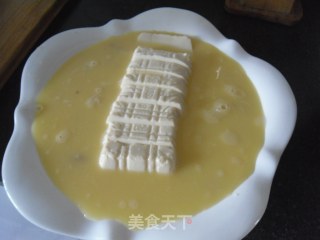 蟹肉金沙豆腐的做法步骤：8